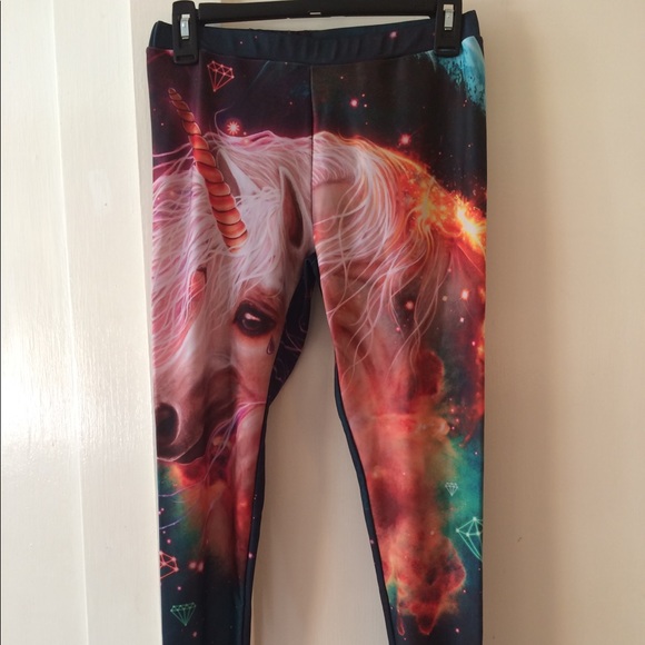 Iron Fist Pants - Iron Fist Unicorn Galaxy Unicornopia Leggings